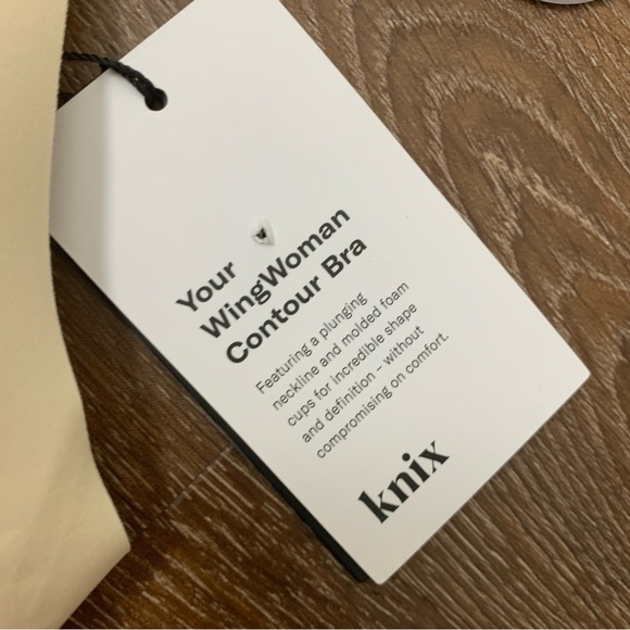 Knix Womens dune wingwoman contour wire free 3 hook bra 3 - Picture 2 of 8